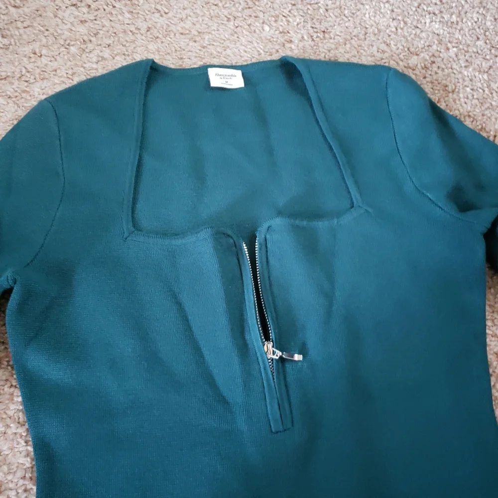 Abercrombie Teal Mini Dress - Picture 6 of 8